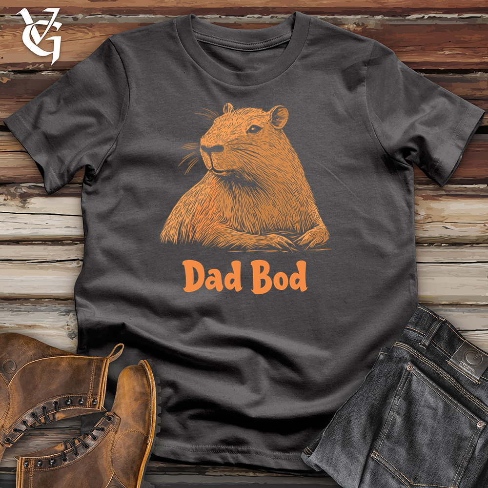 Viking Goods Dad Bod Capybara Softstyle Tee Charcoal / L