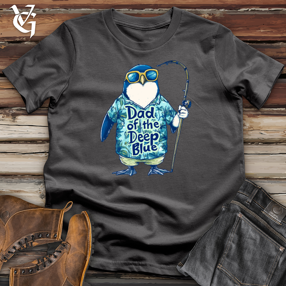 Viking Goods Dad Of The Deep Blue Softstyle Tee Charcoal / L
