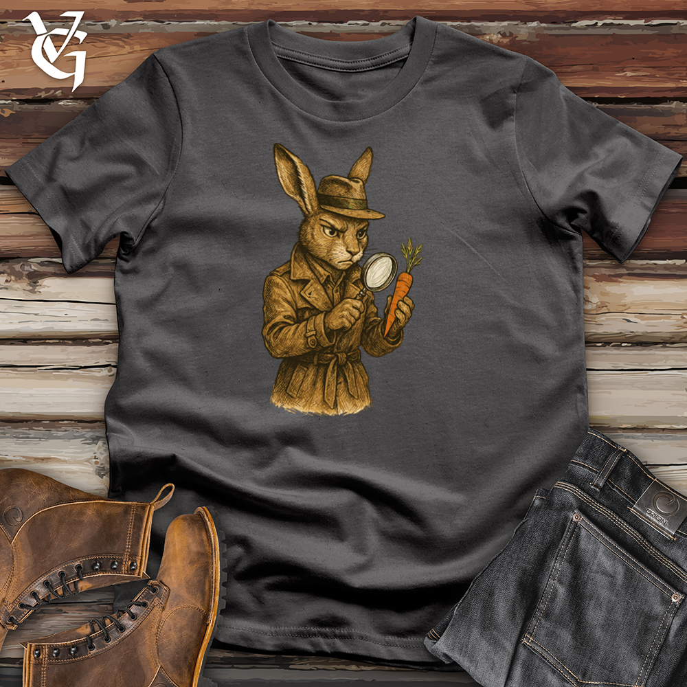 Viking Goods Detective Rabbit Tee Charcoal / L