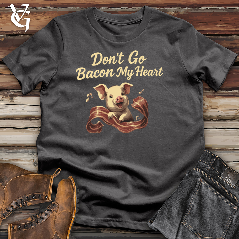 Viking Goods Don't Go Bacon My Heart Pig Softstyle Tee Charcoal / L