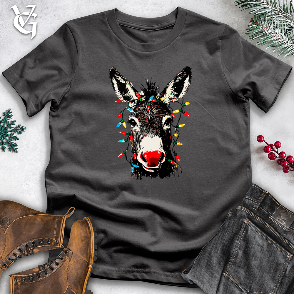 Viking Goods Donkey Lights Softstyle Tee Charcoal / L