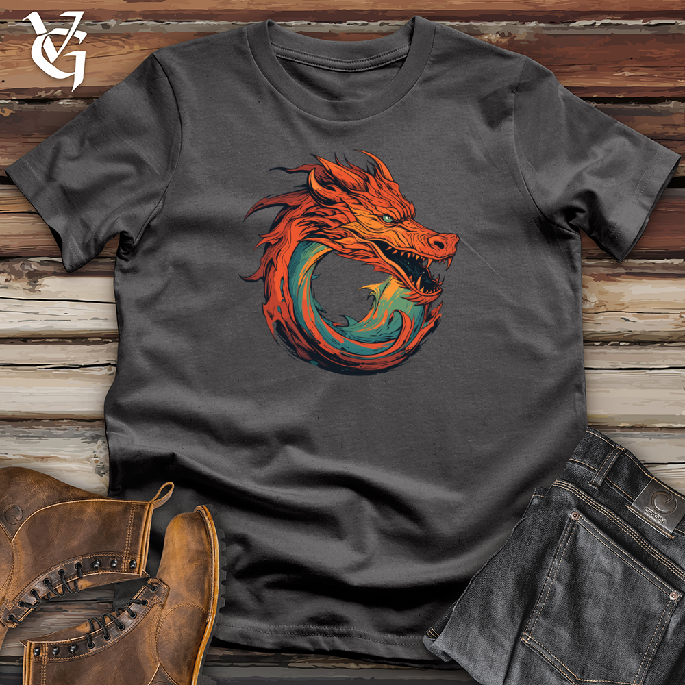 Viking Goods Dragon Whirlwind Fury Softstyle Tee Charcoal / L