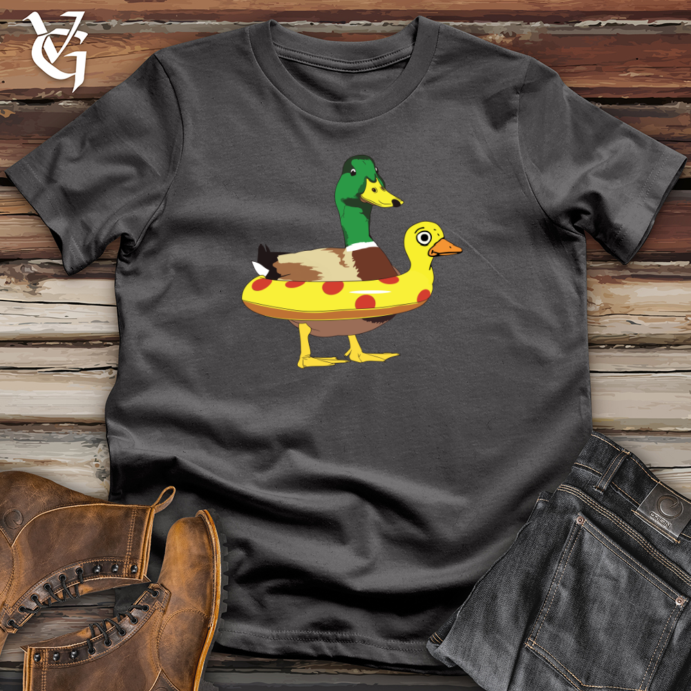 Viking Goods Duck Duck Swim Softstyle Tee Charcoal / L