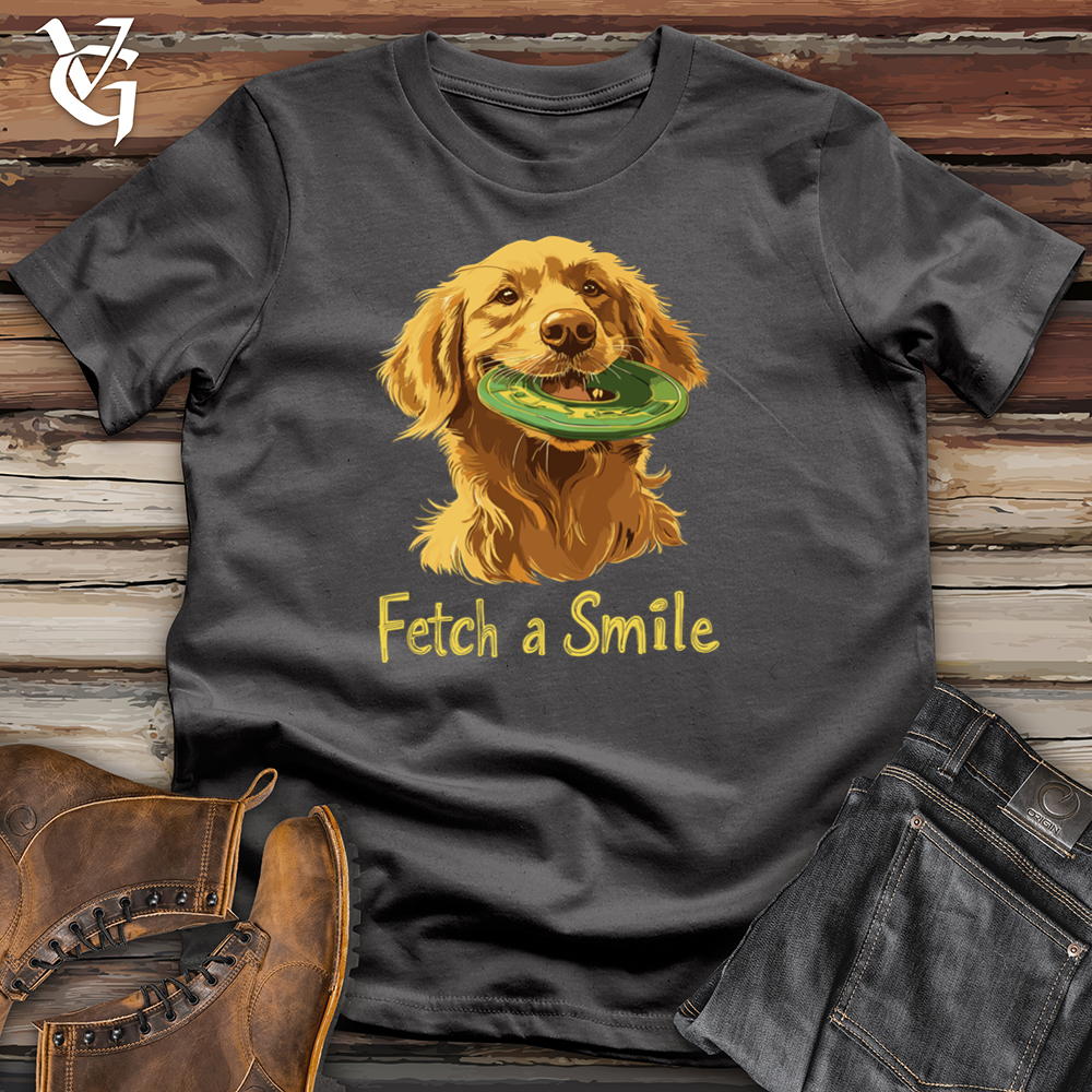 Viking Goods Fetch A Smile Softstyle Tee Charcoal / L