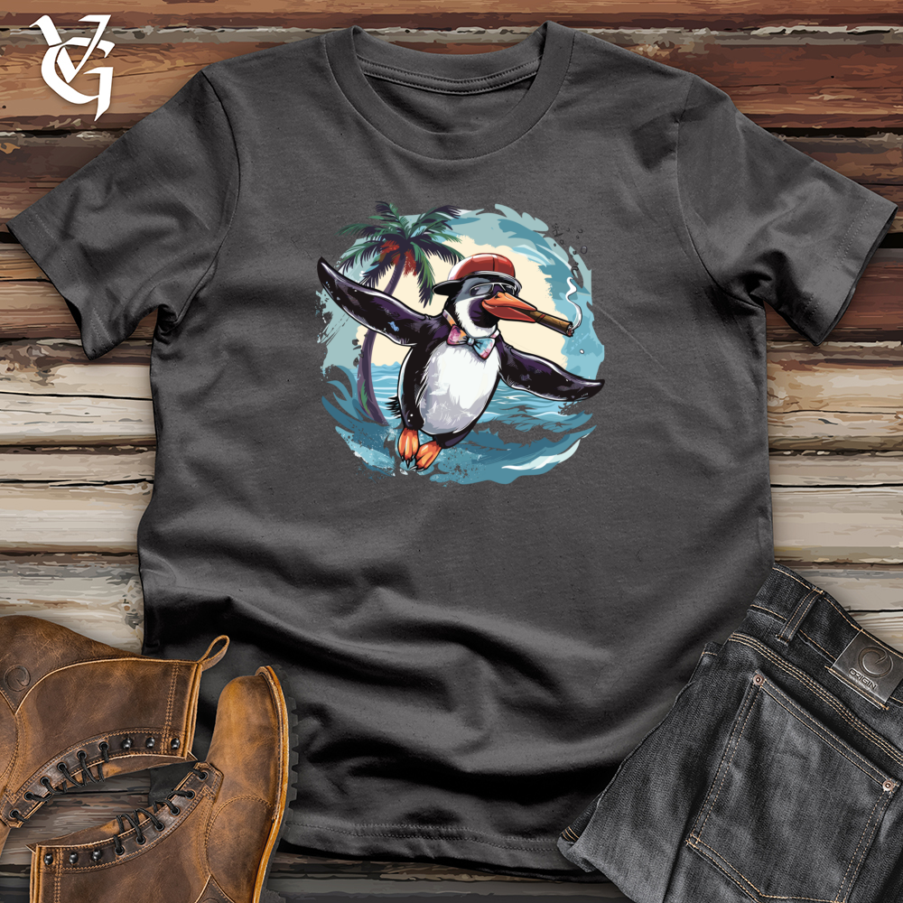 Viking Goods Flying Penguin Swag Softstyle Tee Charcoal / L