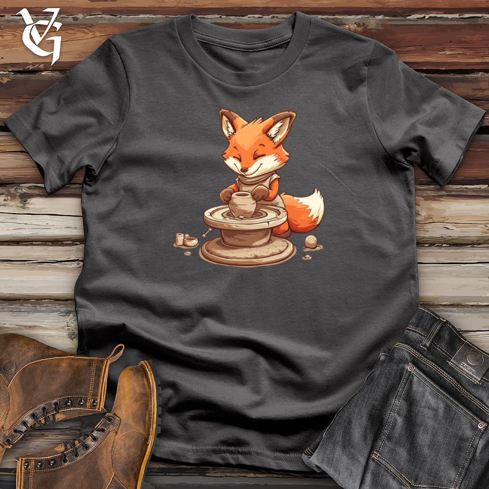 Viking Goods Fox Potter Craft Softstyle Tee Charcoal / L