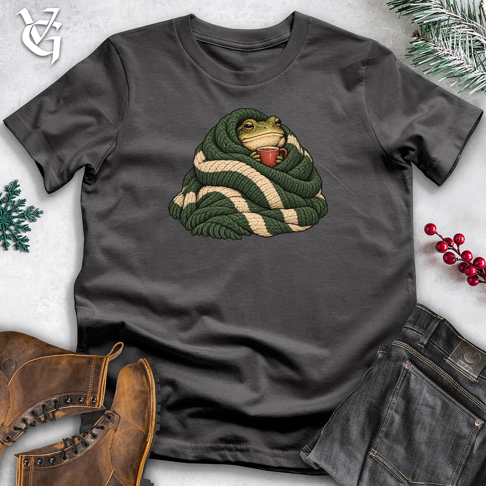 Viking Goods Frog Cozy Blanket Softstyle Tee Charcoal / L