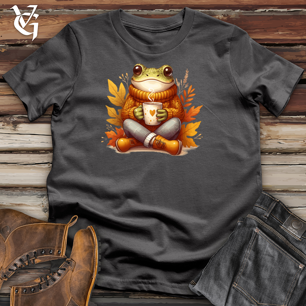 Viking Goods Frog Drinking Softstyle Tee Charcoal / L