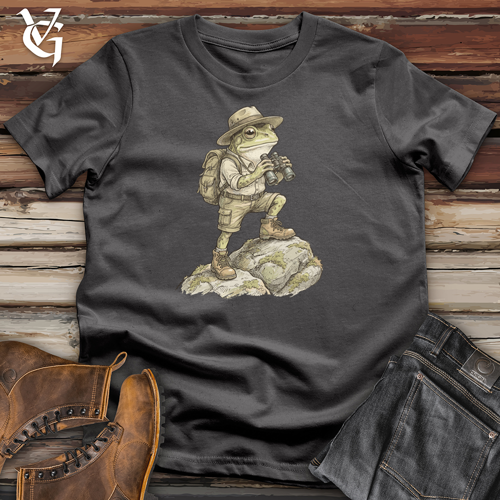 Viking Goods Frog Hiker Binoculars Tee Charcoal / L