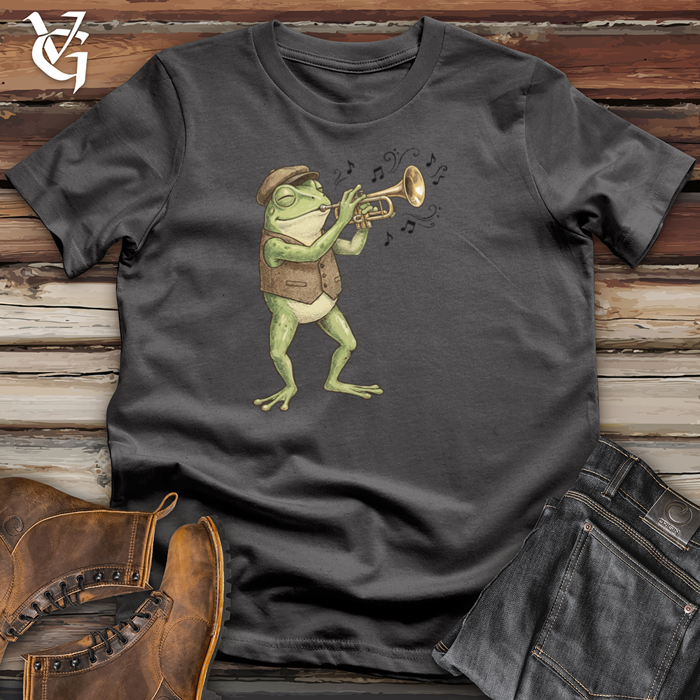 Viking Goods Frog Jazz Trumpet Tee Charcoal / L