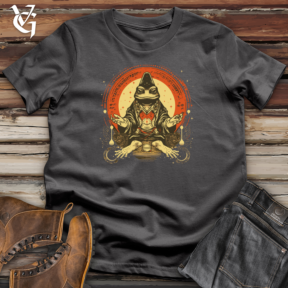 Viking Goods Frog Mystical Meditation Softstyle Tee Charcoal / L