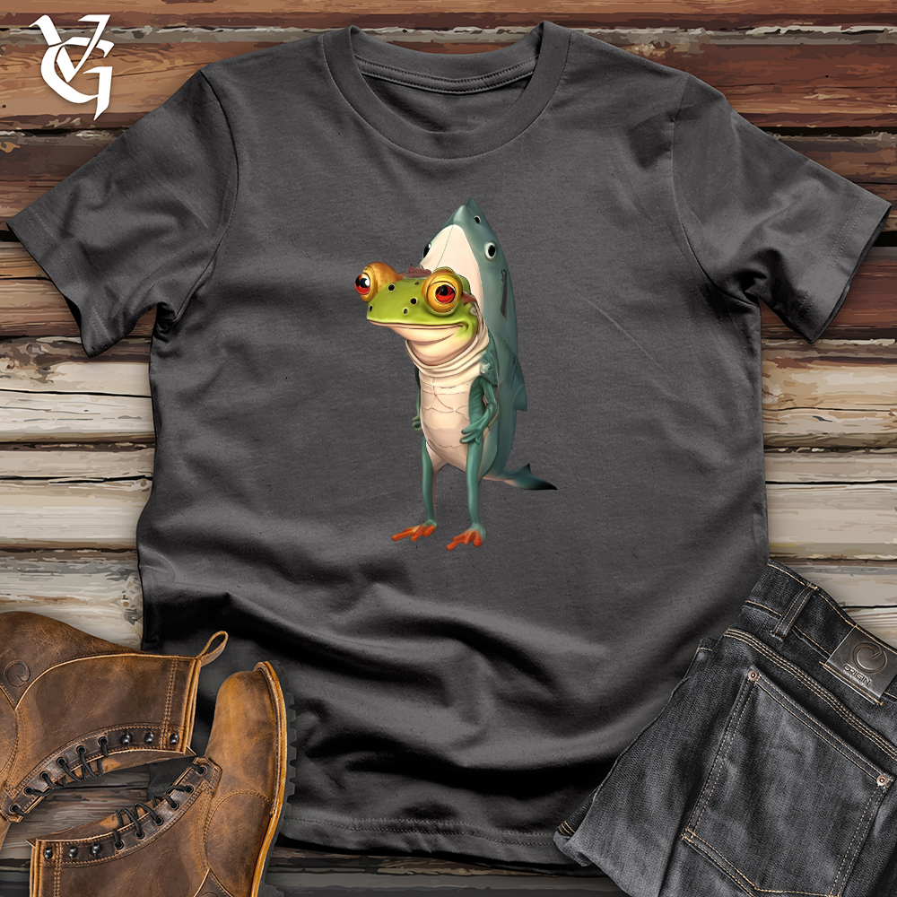 Viking Goods Frog Shark Softstyle Tee Charcoal / L