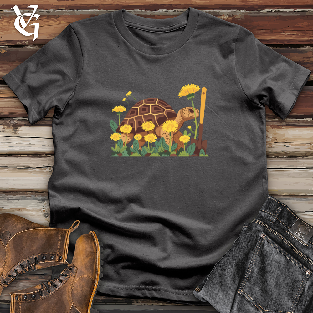 Viking Goods Gardening Tortoise Softstyle Tee Charcoal / L