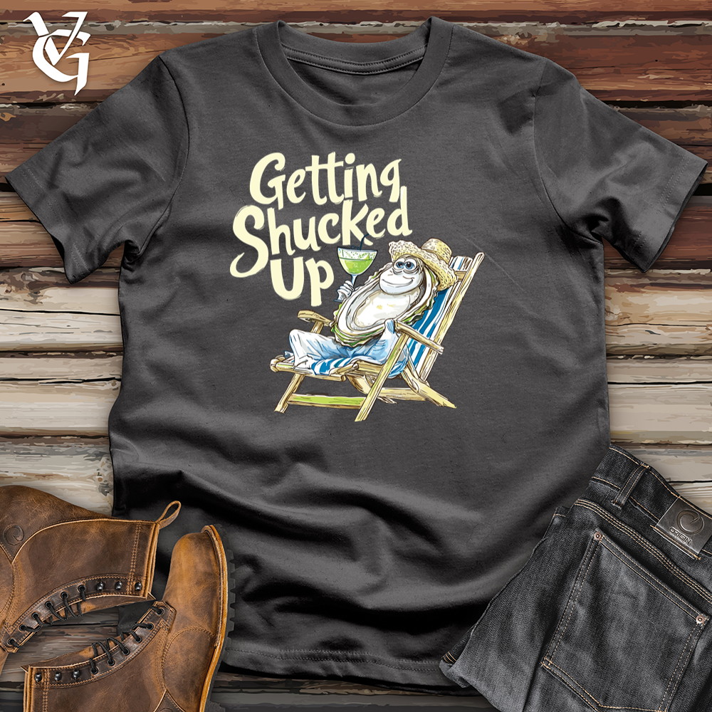 Viking Goods Getting Shucked Up Softstyle Tee Charcoal / L