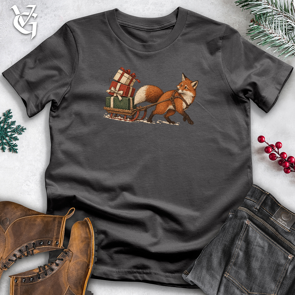 Viking Goods Gift Pulling Fox Softyle Tee Charcoal / L
