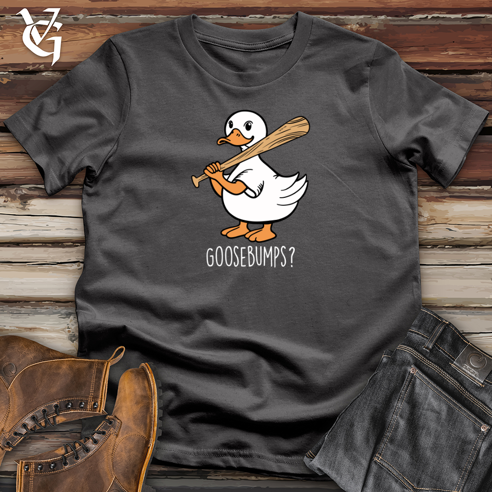 Viking Goods Goose Goosebumps Softstyle Tee Charcoal / L