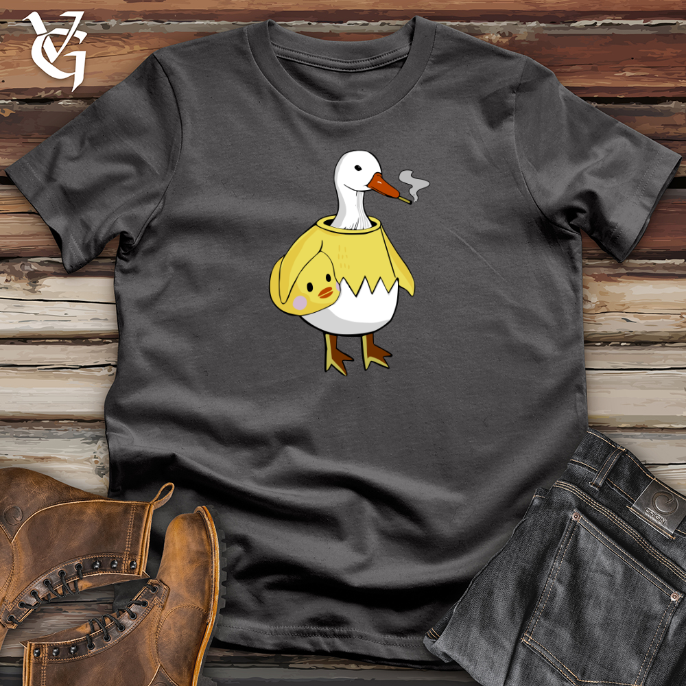 Viking Goods Goose Smoke Break Softstyle Tee Charcoal / L