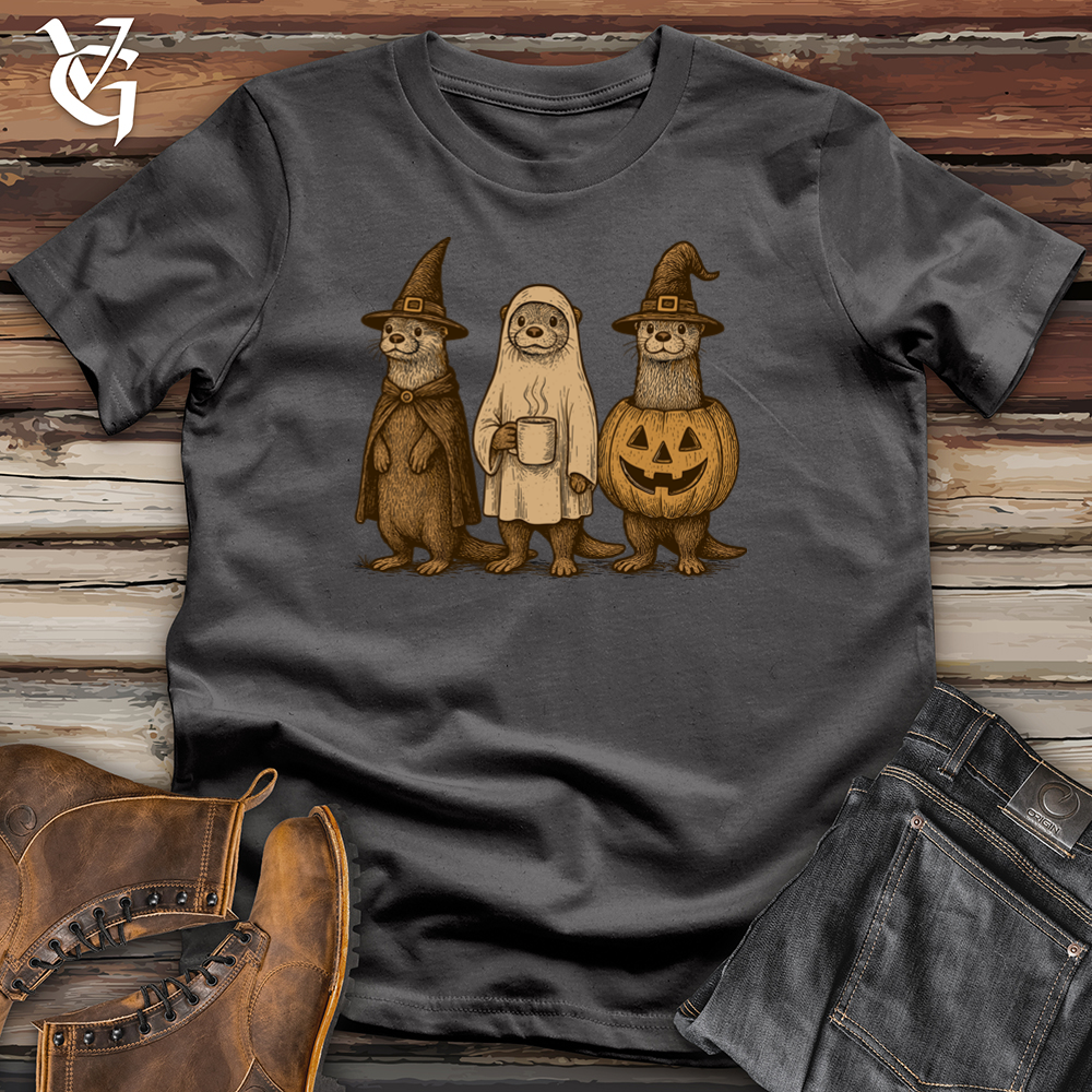 Viking Goods Halloween Otter Squad Softstyle Tee Charcoal / L