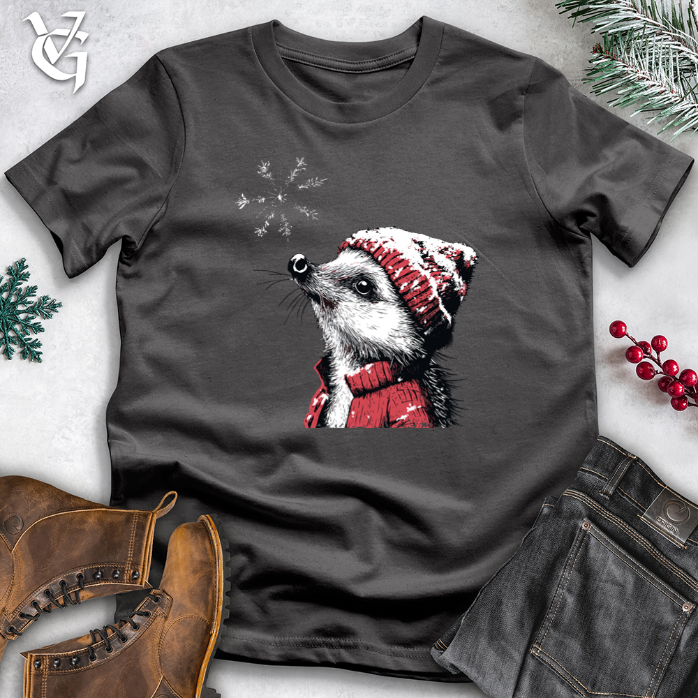Viking Goods Hedgehog Snowflake Softstyle Tee Charcoal / L