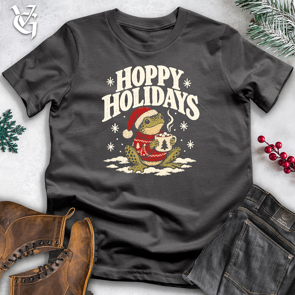 Viking Goods Hoppy Holidays Softstyle Tee Charcoal / L