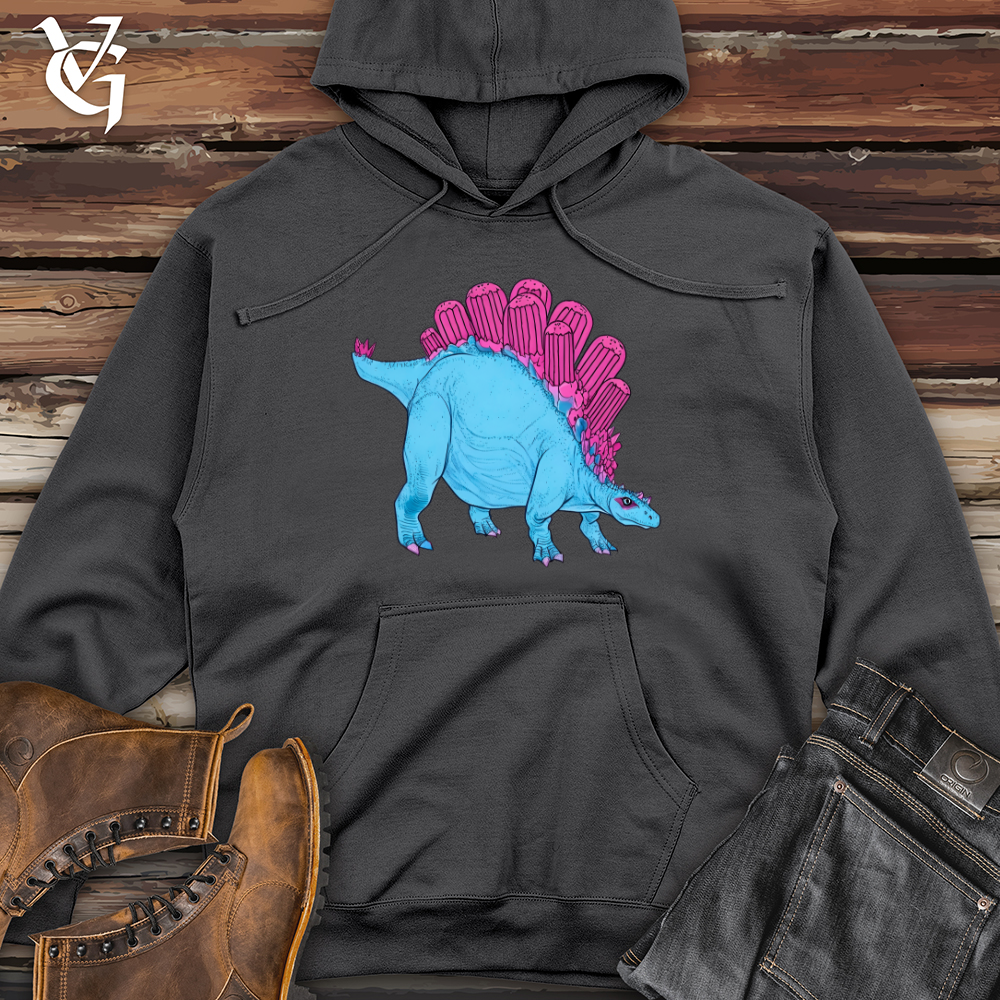 Viking Goods Ice Dino Midweight Hooded Sweatshirt Charcoal / L