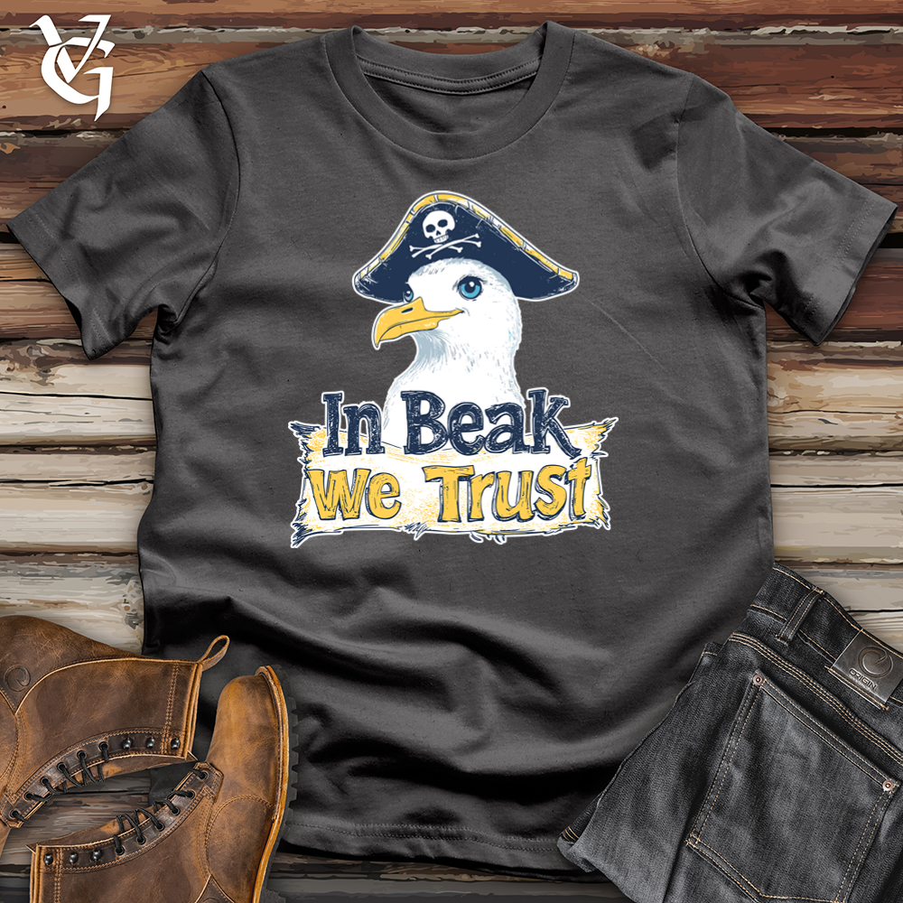 Viking Goods In Beak We Trust Softstyle Tee Charcoal / L