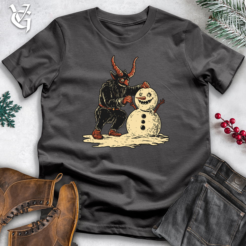 Viking Goods Krampus Snowman Softstyle Tee Charcoal / L