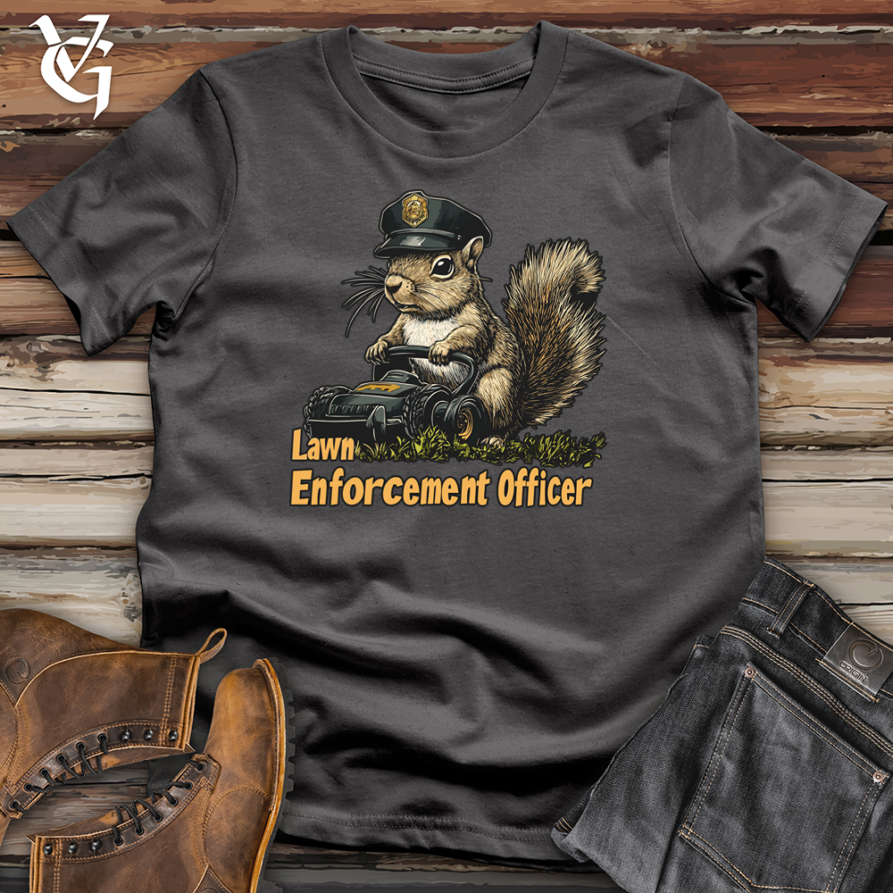 Viking Goods Lawn Enforcement Officer Softstyle Tee Charcoal / L