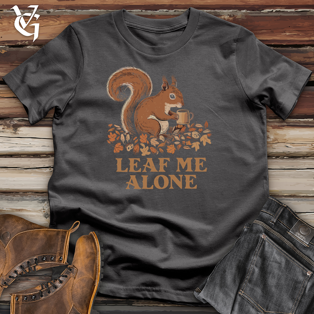 Viking Goods Leaf Me Alone Squirrel Softstyle Tee Charcoal / L