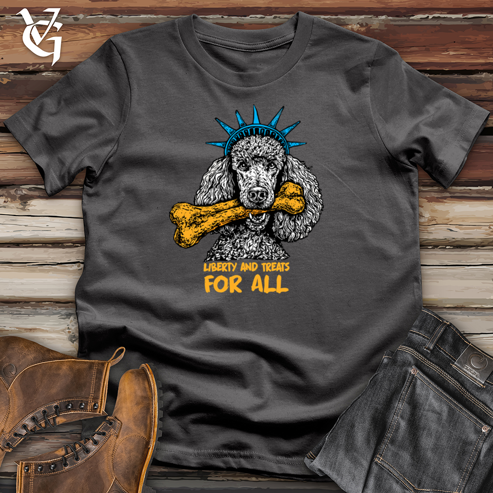 Viking Goods Liberty And Treats For All Softstyle Tee Charcoal / L