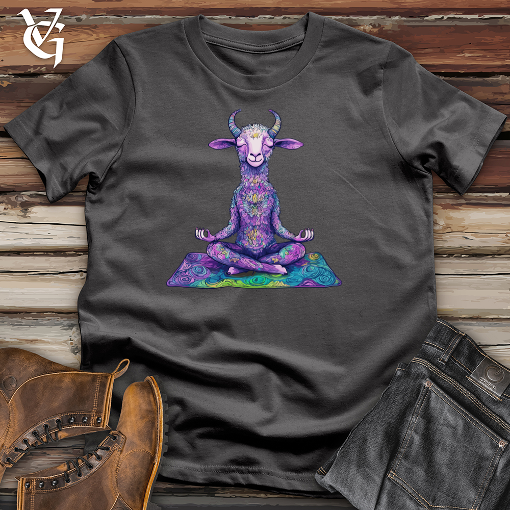 Viking Goods Llama Yoga Pose Softstyle Tee Charcoal / L