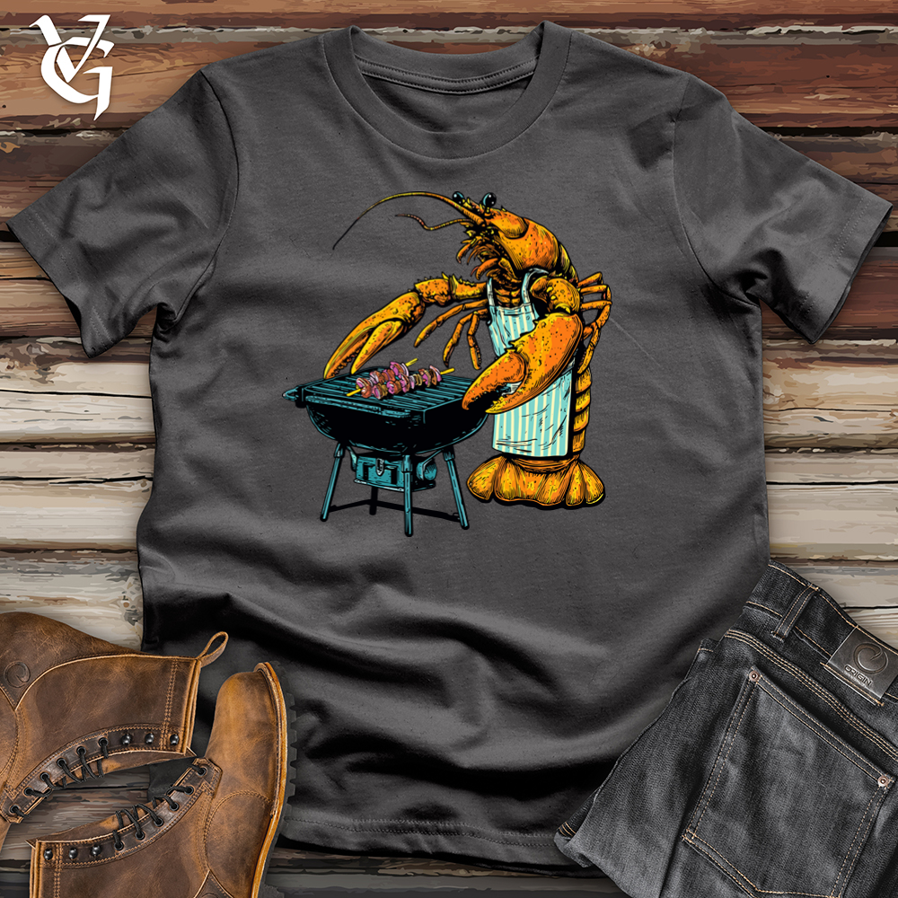 Viking Goods Lobstar Barbecue Softstyle Tee Charcoal / L
