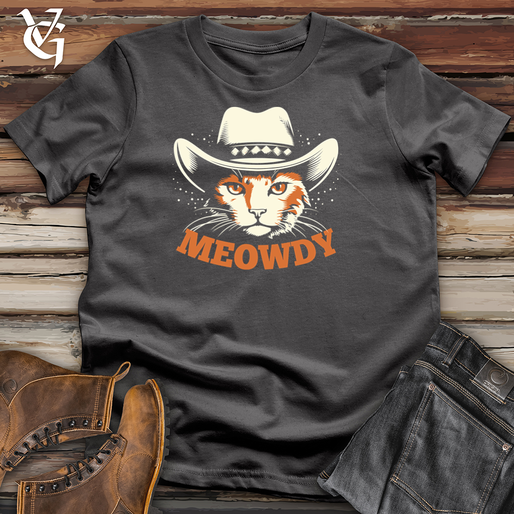 Viking Goods Meowdy Cat Tee Charcoal / L