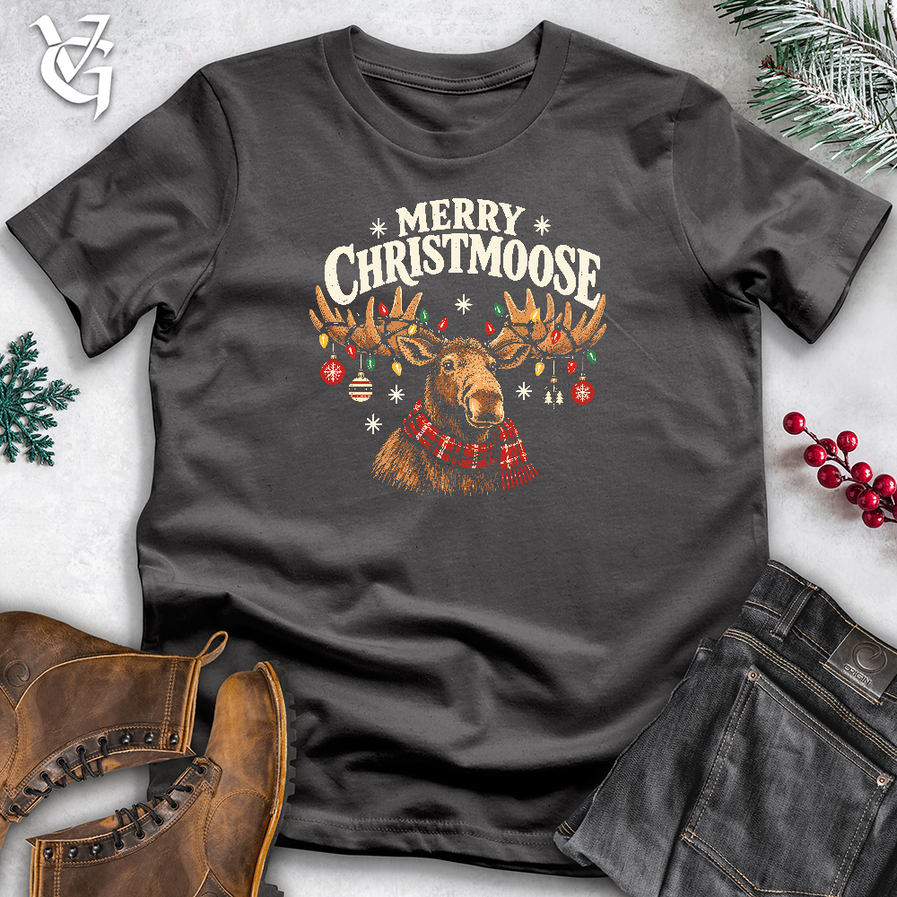Viking Goods Merry Christmoose Softstyle Tee Charcoal / L