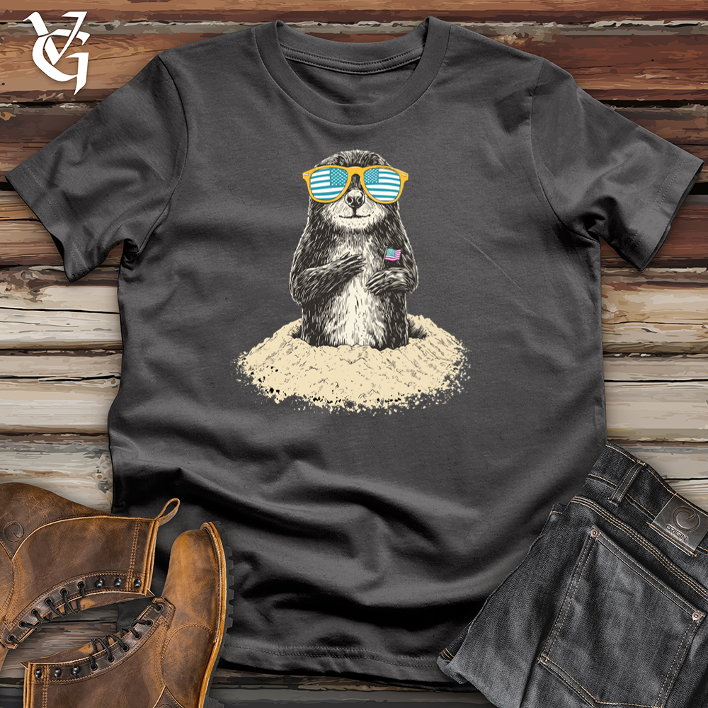 Viking Goods Mole Pledge of Allegiance Softstyle Tee Charcoal / L