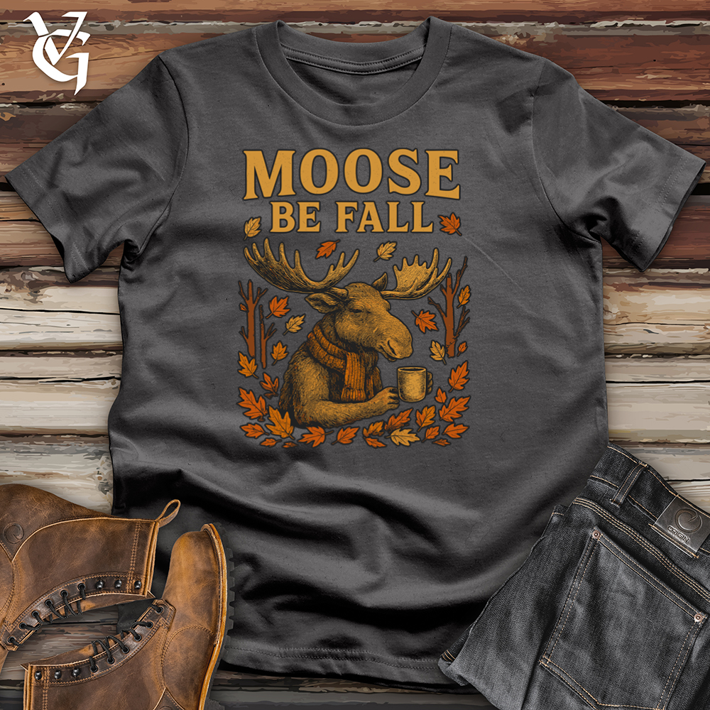 Viking Goods Moose Be Fall Softstyle Tee Charcoal / L