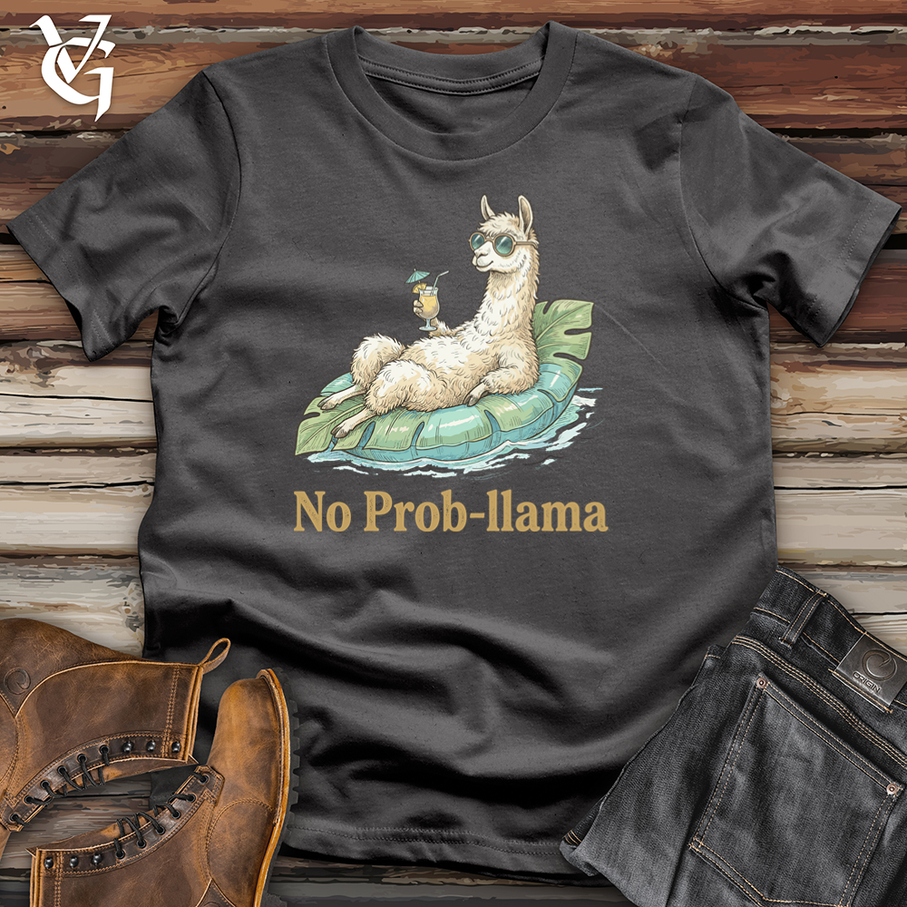 Viking Goods No Prob-Llama Tee Charcoal / L