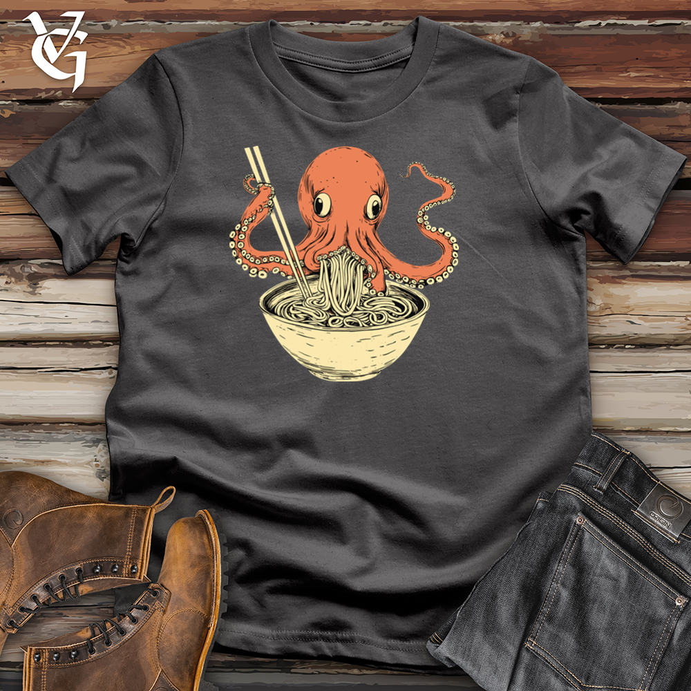 Viking Goods Octopus Noodlin Softstyle Tee Charcoal / L