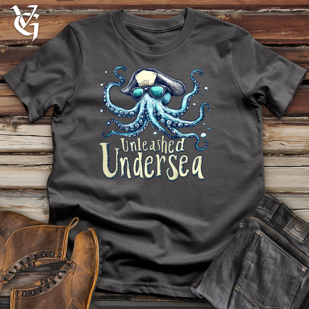 Viking Goods Octopus Unleashed Undersea Softstyle Tee Charcoal / L