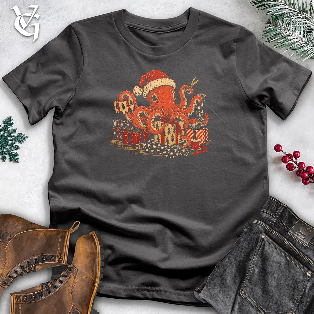 Viking Goods Octopus Wrapping Softstyle Tee Charcoal / L