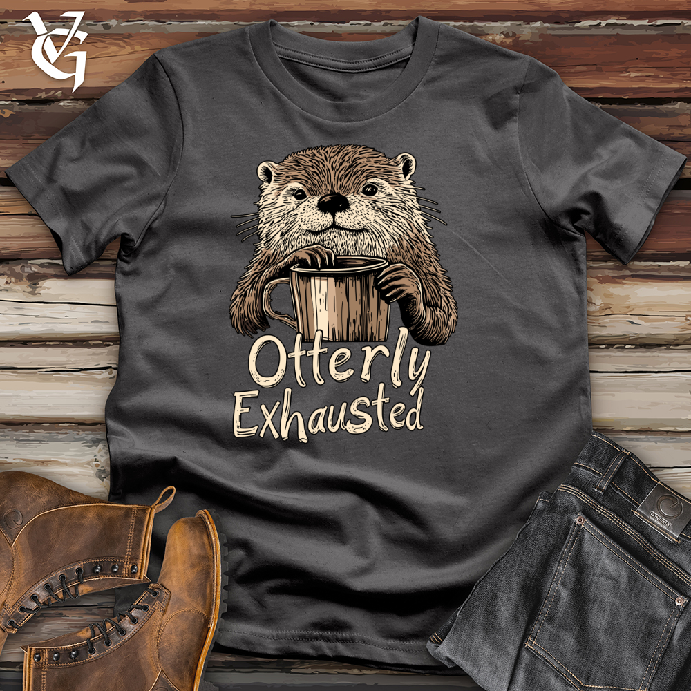 Viking Goods Otterly Exhausted Tee Charcoal / L