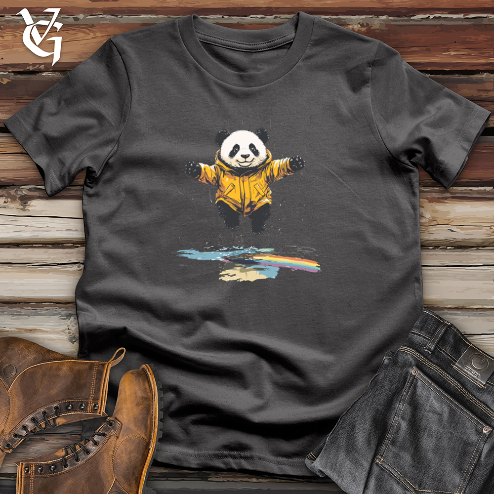 Viking Goods Panda Puddle Play Softstyle Tee Charcoal / L