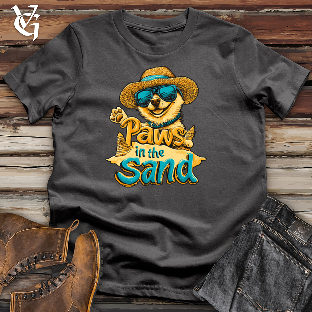 Viking Goods Paws in the Sand Softstyle Tee Charcoal / L