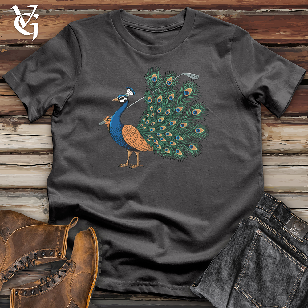 Viking Goods Peacock Pines Softstyle Tee Charcoal / L