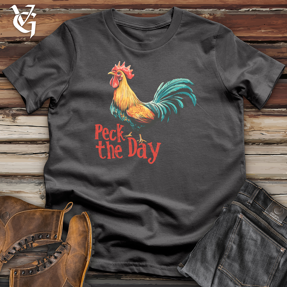 Viking Goods Peck the Day Softstyle Tee Charcoal / L