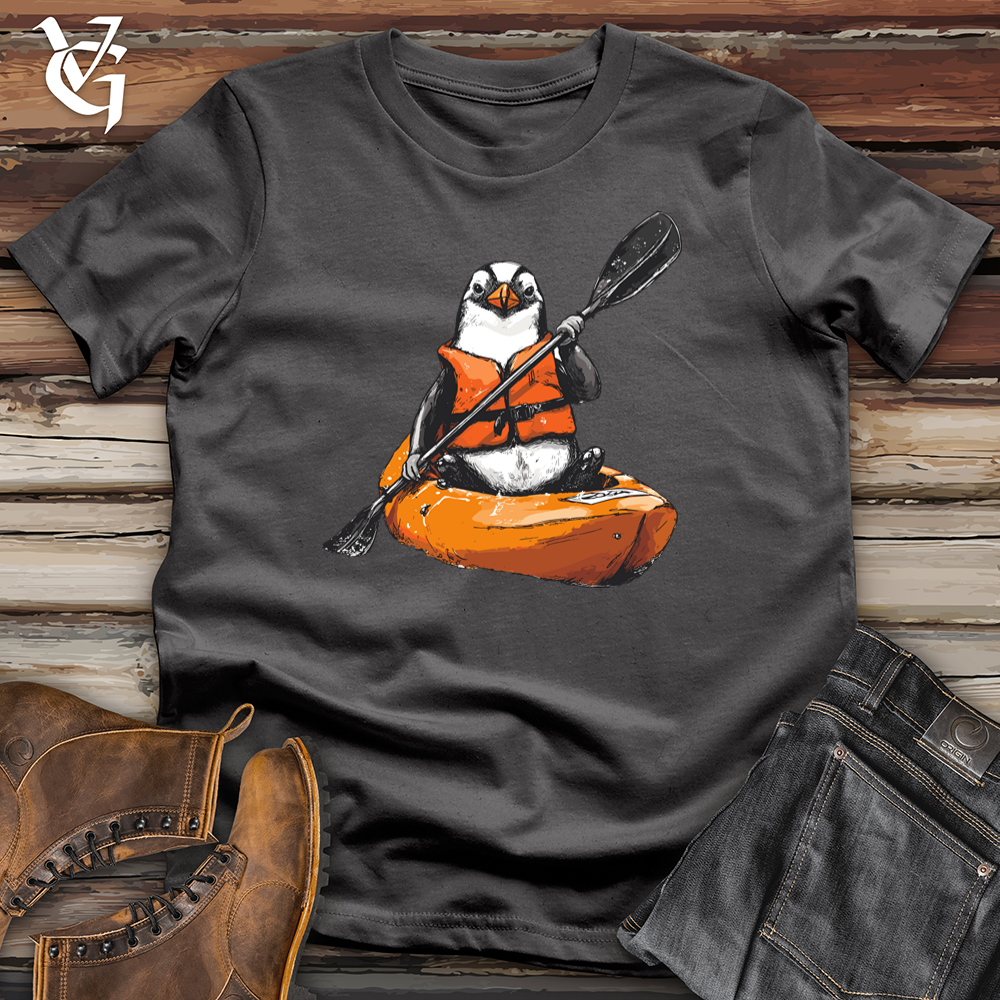 Viking Goods Penguin Kayak Softstyle Tee Charcoal / L