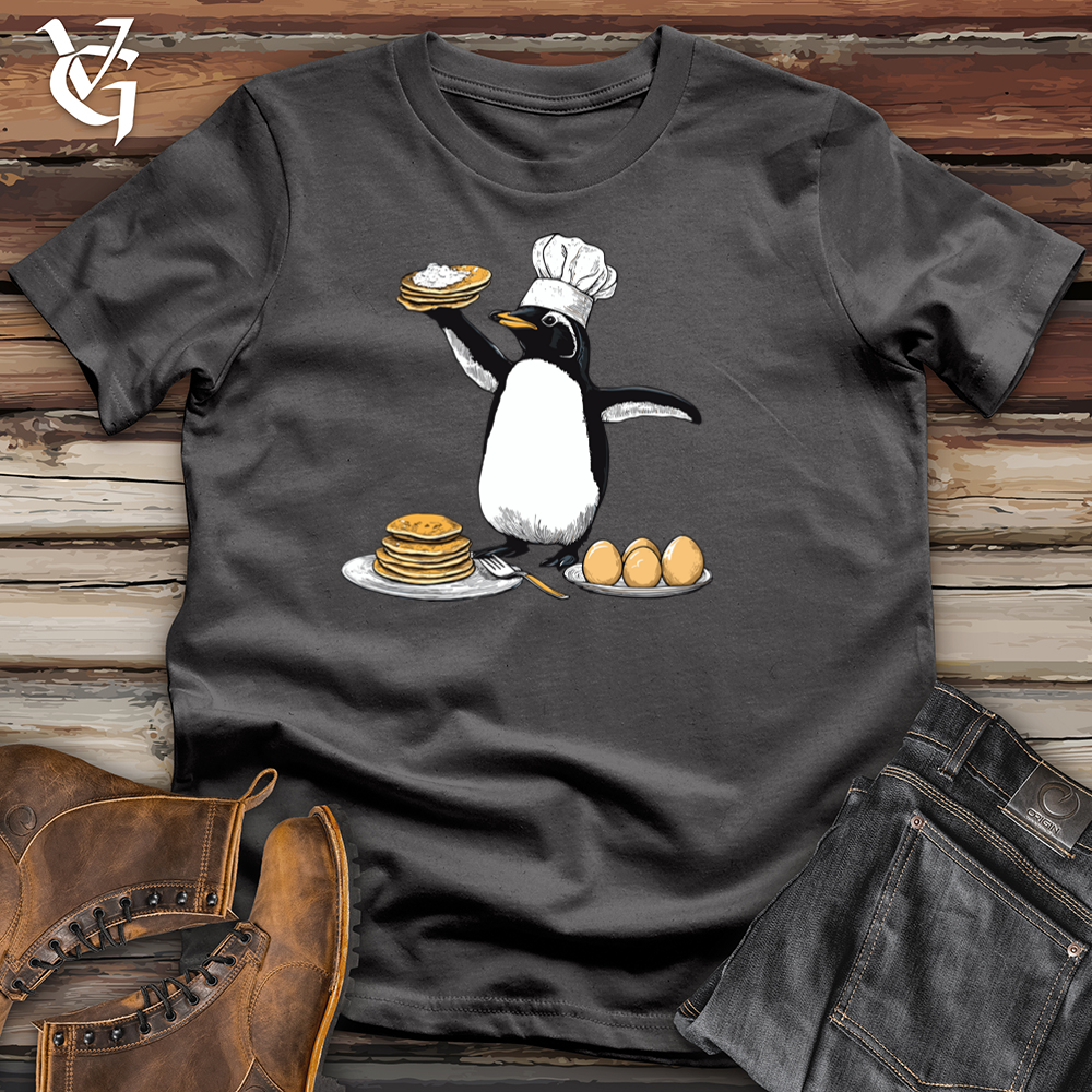 Viking Goods Penguin Pancakes Softstyle Tee Charcoal / L