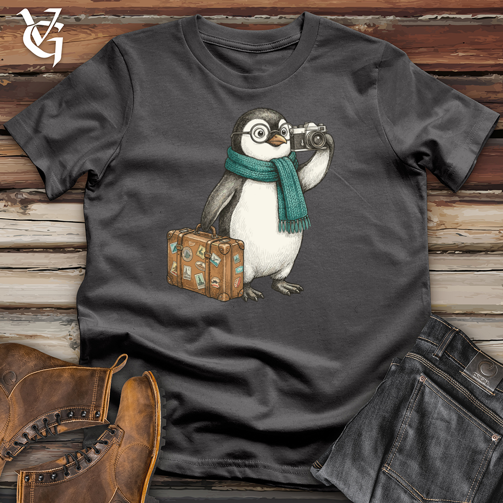 Viking Goods Penguin Traveler Tee Charcoal / L