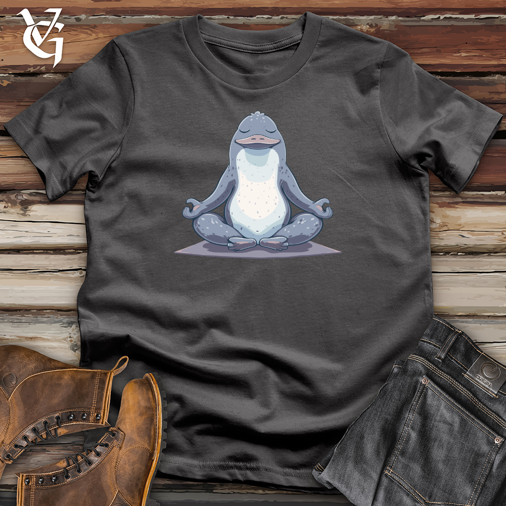 Viking Goods Platypus Zen Pose Softstyle Tee Charcoal / L