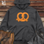 Viking Goods Pretzel Dog Midweight Hooded Sweatshirt Charcoal / L